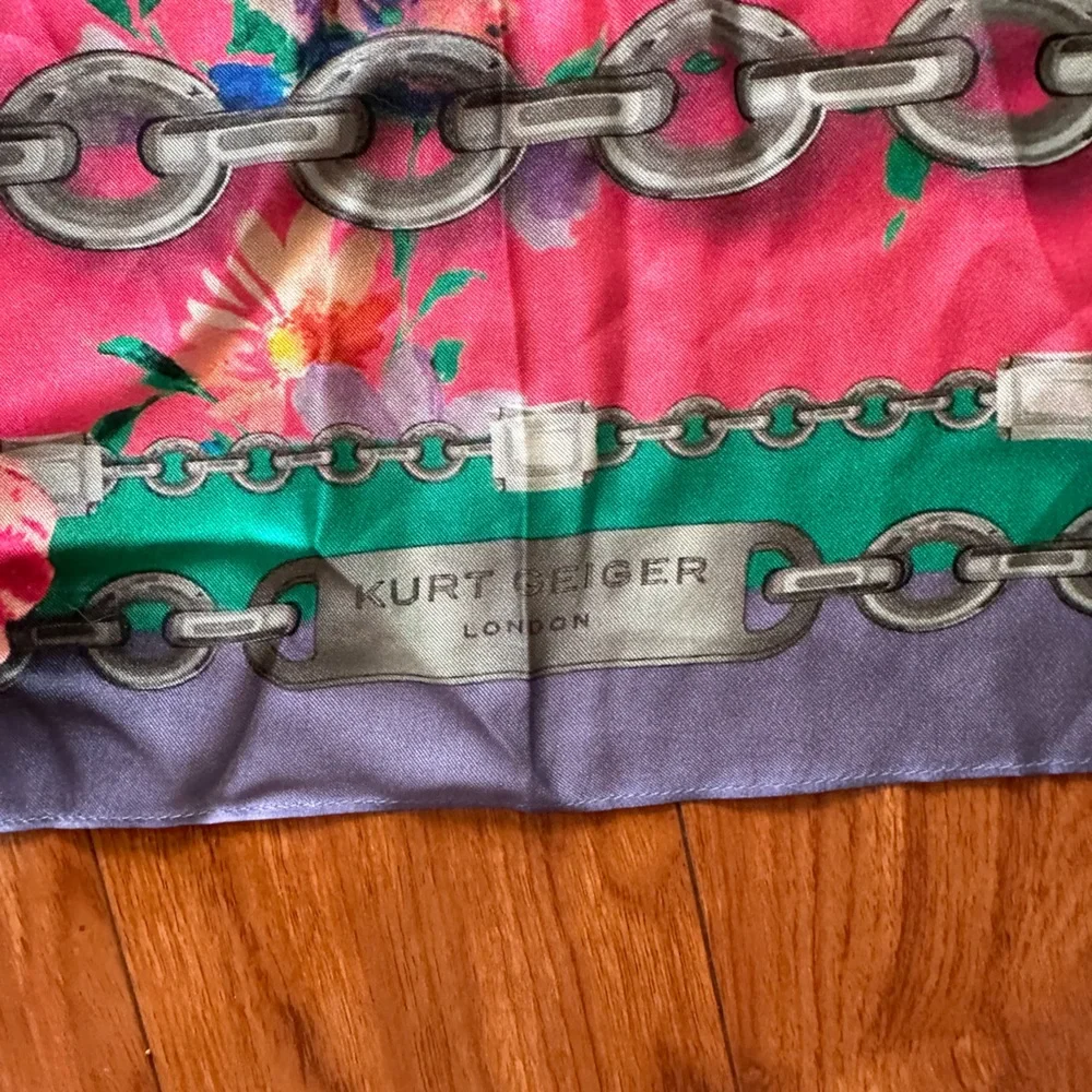 NWOT. Woman’s Kurt Geiger London Silk scarf._2